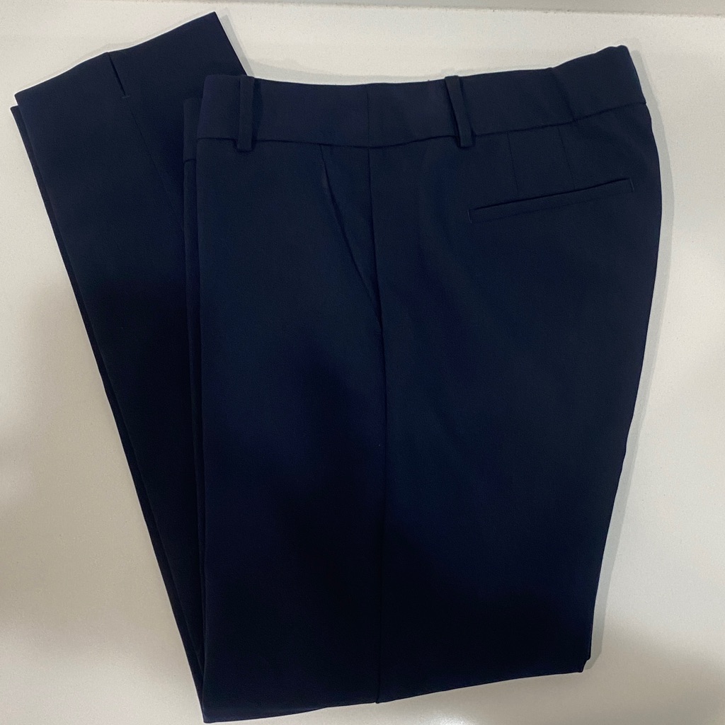 Talbots Hampshire Ankle Pants Size 6 Navy Office Career